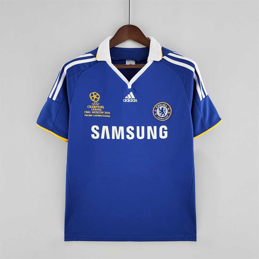 AAA Quality Chelsea 07/08 Home UCL Final Soccer Jersey